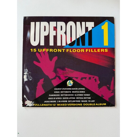 Upfront 1 15 Upfront Floor Fillers 1990 2 LP Musto Bones Latifah Coldcut VG+